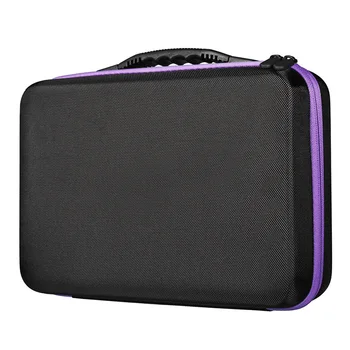 

60 Slots 15ml Box Essential Oil Shockproof Travel Holder Bottle Carry Handbag Large Capacity Storage Case EVA Aromatherapy