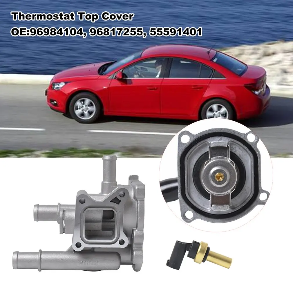 Охлаждающий клапан двигателя Термостат домашней сборки для Chevrolet для Cruze OEM 96984104 96817255 55591401