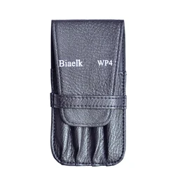 Brosse de voyage en PU de haute qualité WP4, pochette à 4 puits, 1 pièce 