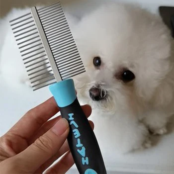 

Dog comb, pet comb, long tooth hair comb, special open knot comb, teddy grooming straight comb supplies