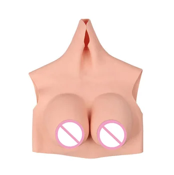 

False Breast Soft Five Generations Silica Gel False Breast Artificial Milk Fine Makeup Solid Dress Shapewear Seamless Sleeve