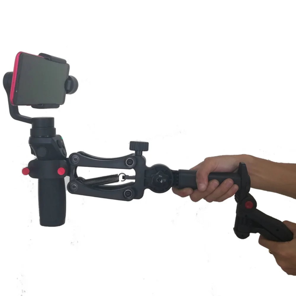 BOB-M Z axis Весенняя двойная Ручка Рукоятка карданный рычаг для ZHIYUN smoo4 DJI osmo2 MOZA mi ni-mi OSMO стабилизатор карданный ручной