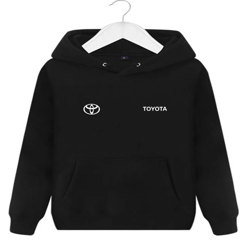 Новые модные мужские толстовки, костюмы, брендовые свитшоты Toyota, осенне-зимние флисовые пуловеры с капюшоном - Цвет: Черный