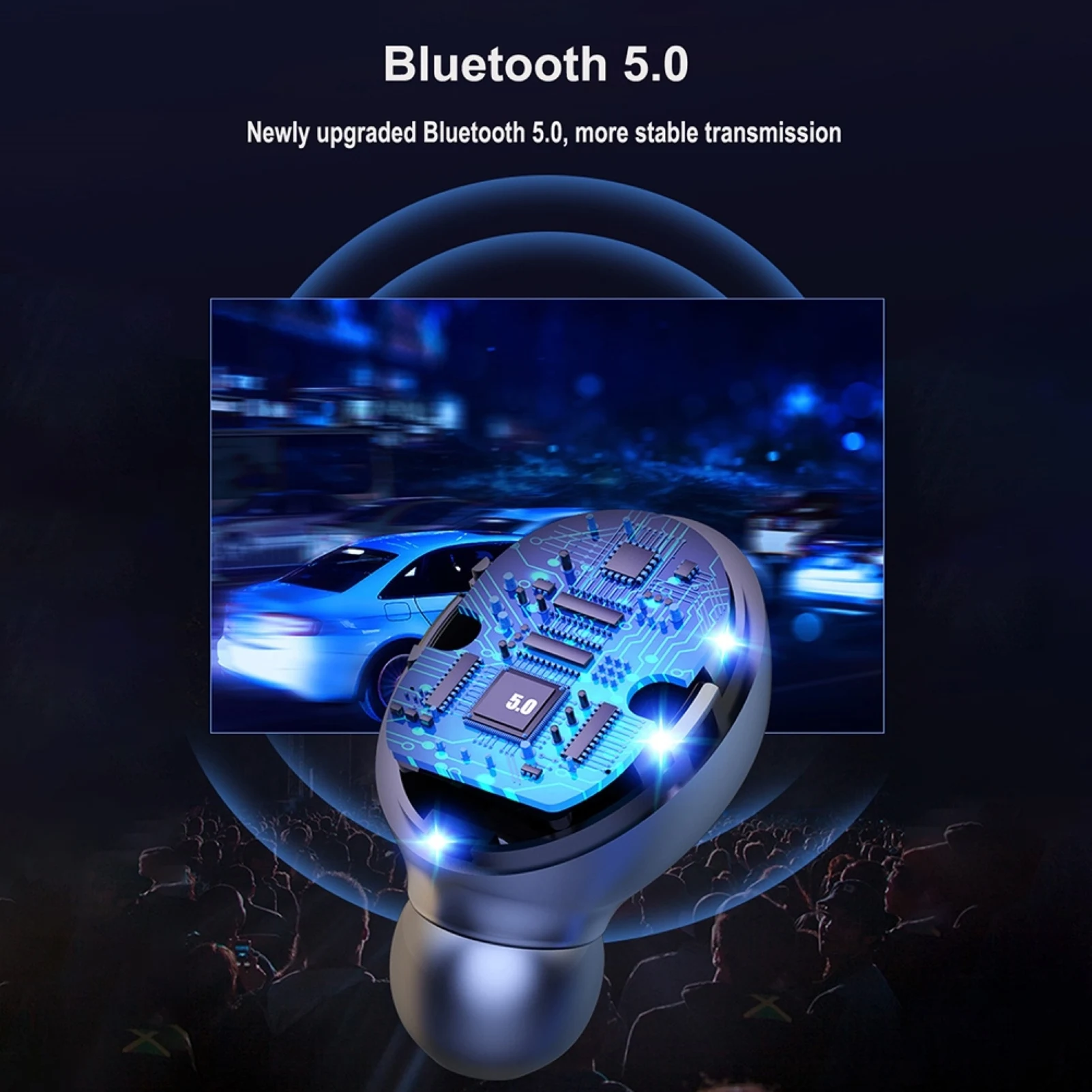 TWS Bluetooth Earphone V5 0 9D Stereo Wireless Headphones Sport Waterproof Earphones Mini True Wireless Earbuds for cellphone