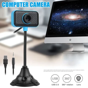 

Digital External Webcam Camera USB Connect Driverless PC Accessories DJA99