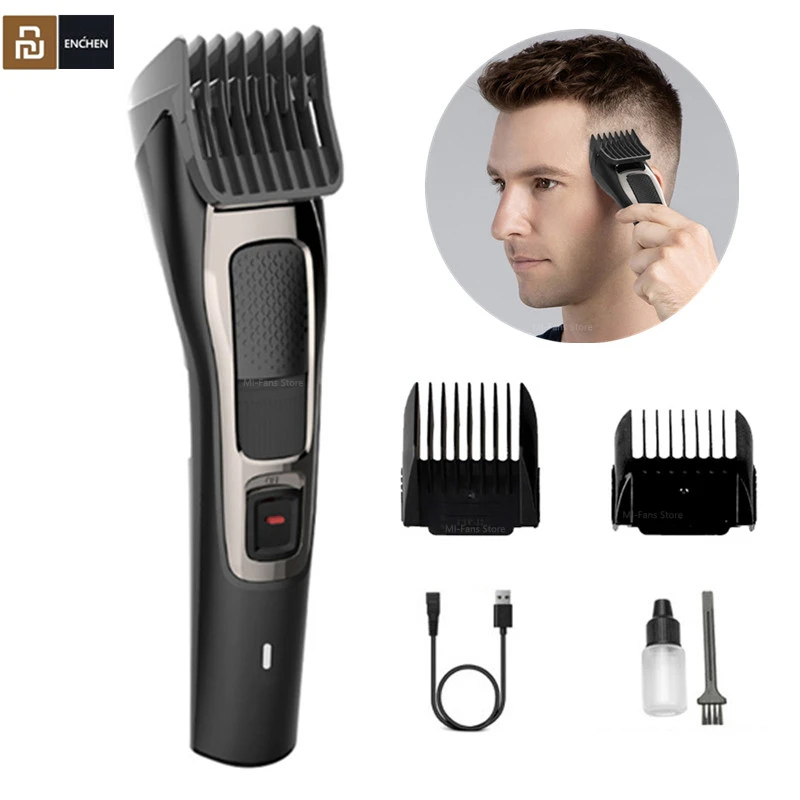 ENCHEN-cortadora de pelo Youpin Sharp3S para hombre, máquina de corte eléctrico de carga rápida, profesional, de poco ruido, Original