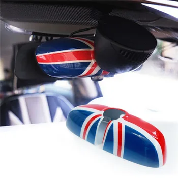 

1Pcs Car Interior Rearview Mirror Cover Cap for Mini Cooper R55 R56 R60 R61 5.9*3.5inch