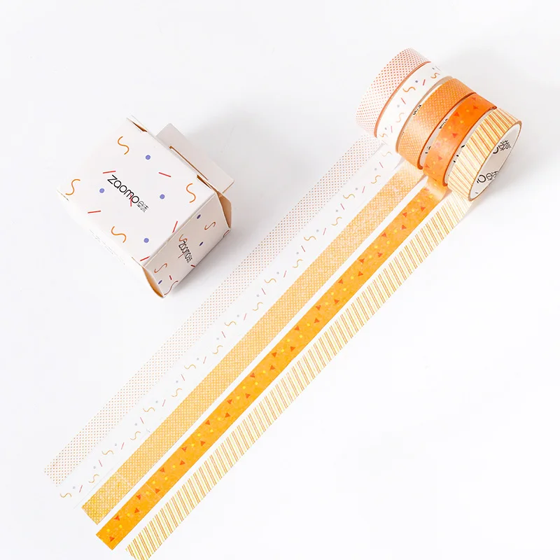 5 шт./лот набор маскировочной клейкой ленты для письма своими руками Kawaii красочные украшения для счета клейкая лента васи стационарные принадлежности 024068 - Цвет: 6