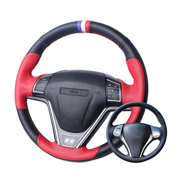 

Car Steering Wheel Cover Diy Custom Made Steering Wrap For Nissan Teana Altima 2013-2016 X-Trail QASHQAI Rogue