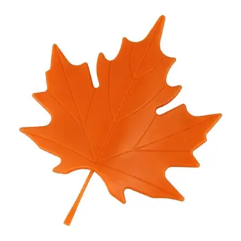

New 2pcs/lot Orange Red Novelty Autumn Maple Leaf Bathroom Door Stopper Stops Holder Resistance Bathroom Accessories