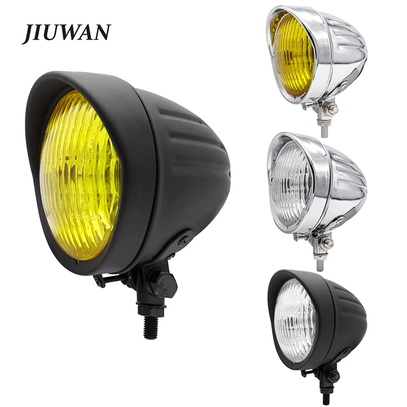 Pcs Inch High/Low Beam Motorcycle Front Headlight Retro