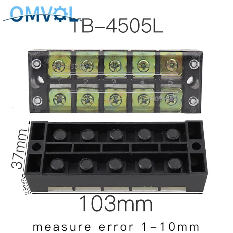 TB 4503/TB 4504/TB 4505/TB 4506/TB 4510/TB 4512/TB 600 фиксированная Клеммная колодка V 45A Винтовая