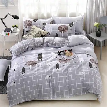 

BEST.WENSD Quality christmas decorations for home super king comforter bedding sets bed sheet duvet cover sets pillowcase 2019