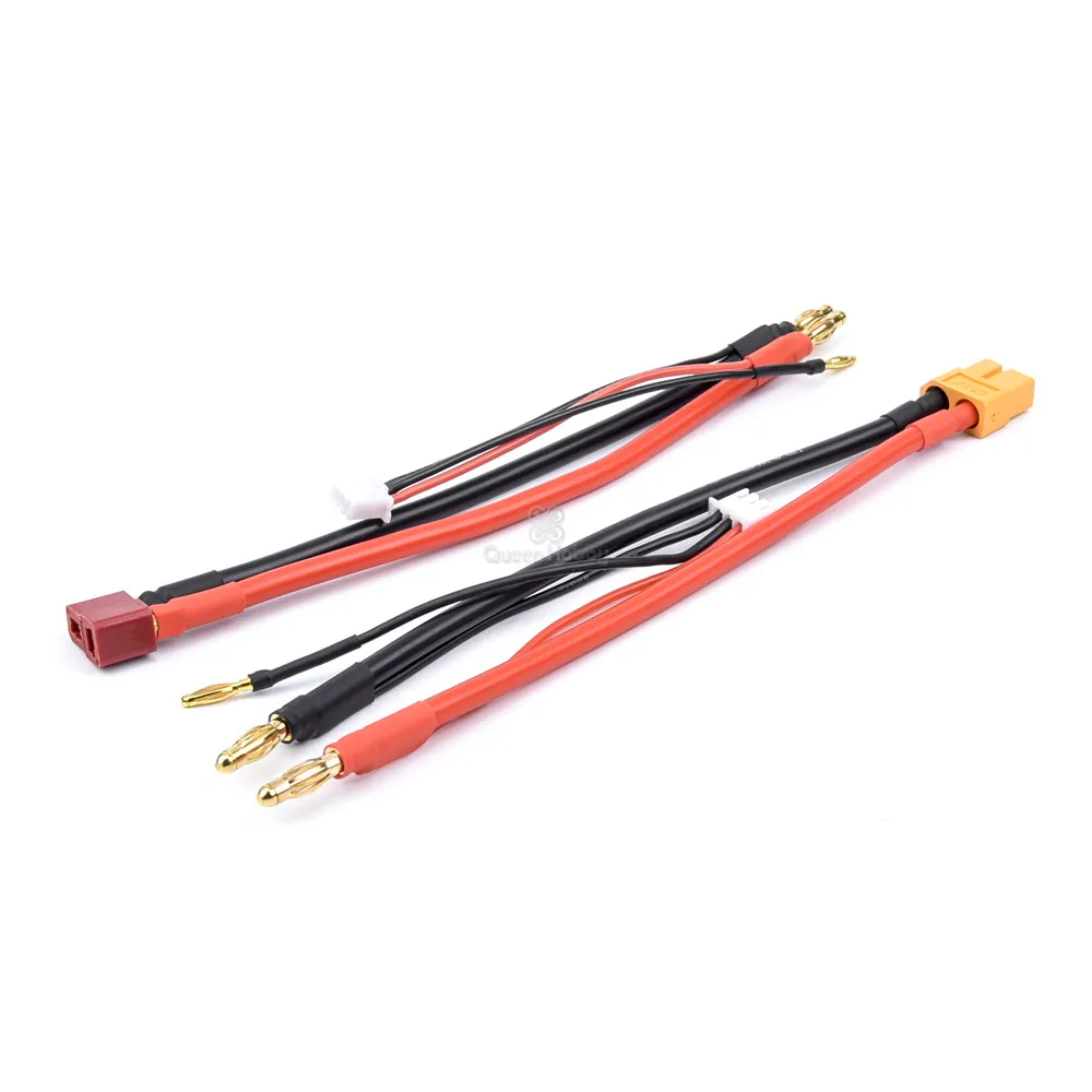 Модель аккумулятора Queen Hobby 2S Lipo вилка 4 мм/2s балансовая головка T/XT60 силиконовая