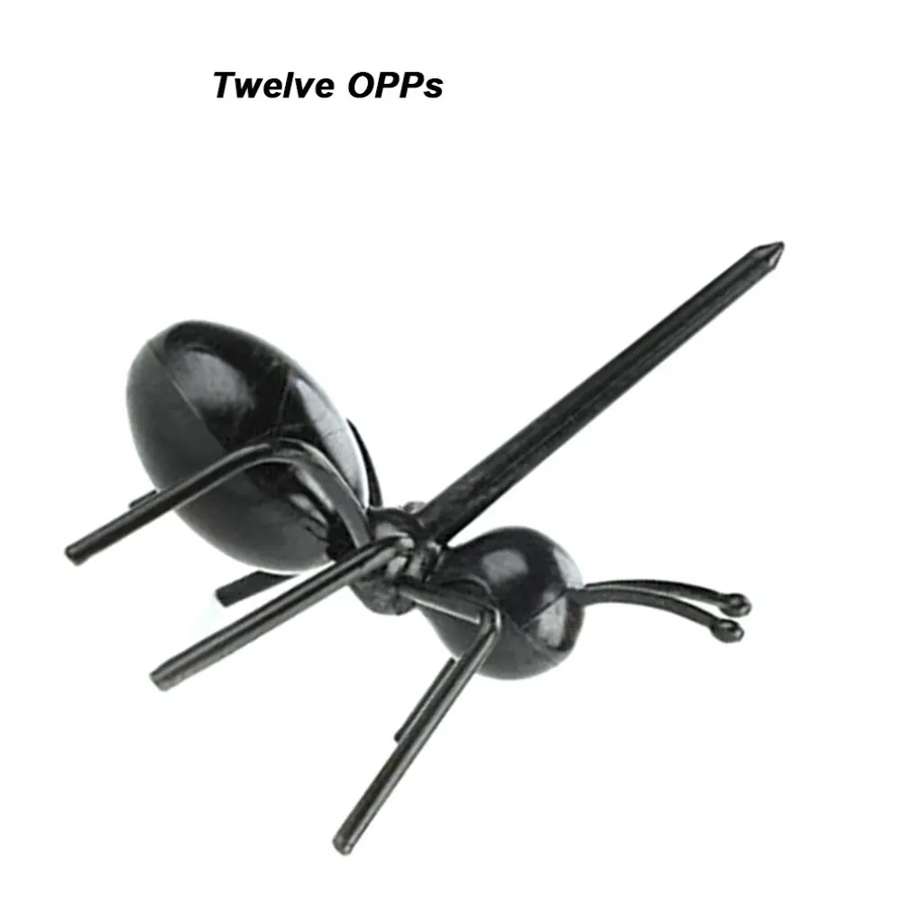 Party Series Ant Toothpick Hardworking Horse Ant Fruit Fork Plastic Ant Fork Ant Toothpick Lunch Sign Ant Mobile Dessert Fork