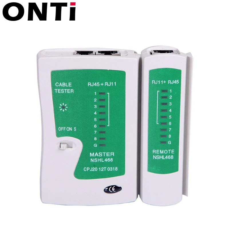 Professional Network Cable Tester RJ45 RJ11 RJ12 CAT5 UTP LAN Cable Tester Networking Tool Handheld Wire Telephone Line Detector