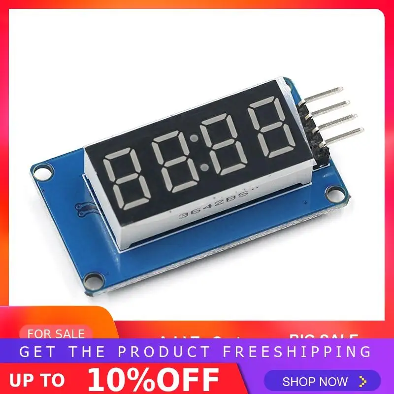 TM1637 светодиодный модуль дисплея для Arduino 7 сегментный 4 бита 0,36 дюймов часы красный анод цифровая трубка четыре последовательных платы драйвера пакет