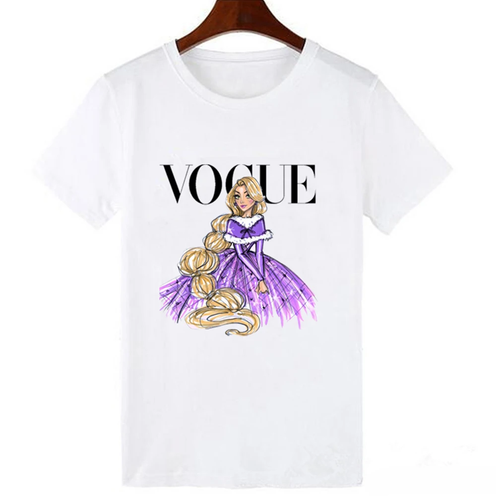 LUCKYROLL летняя графическая забавная бравая Принцесса Мерида Vogue Harajuku футболка женские корейские Топы Kawaii уличная футболка - Цвет: WTQ0094