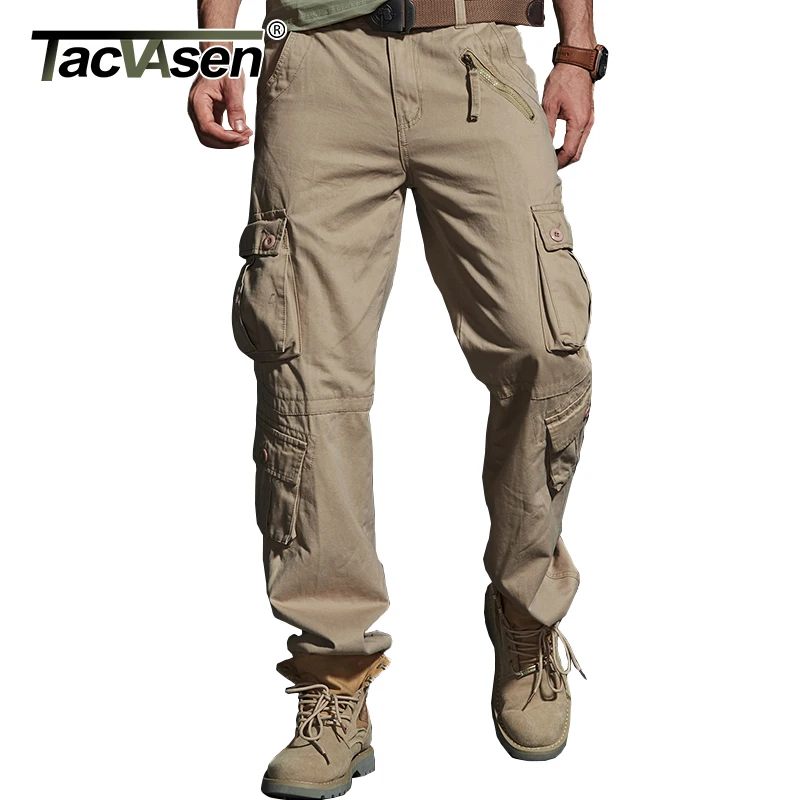 Men Plus Big Size Cargo Trousers Work Pants Loose Baggy Hip Hop Bottoms  Pocket | eBay