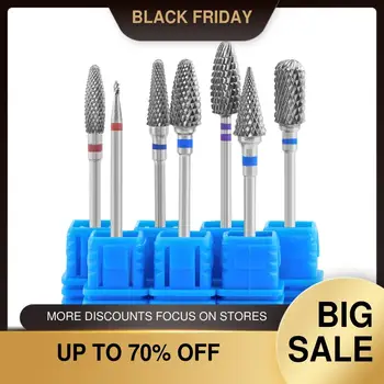

Ceramic Carbide Nail Drill Bit Milling Cutter for Manicure Machine Nail Drill Milling Cutters for Metal Milling Cutter Nail Tool