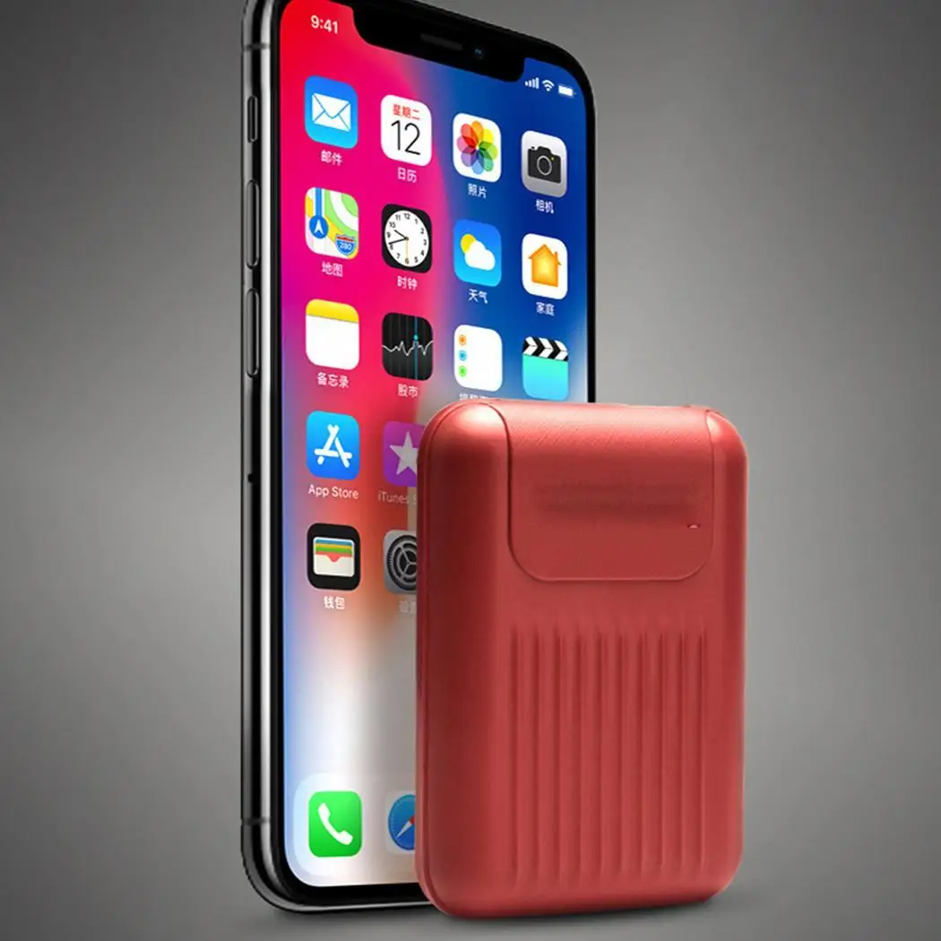 Банк питания для Xiaomi iPhone милый мини Pover банк 10000 мАч Внешний аккумулятор повербанк Быстрая зарядка для samsung