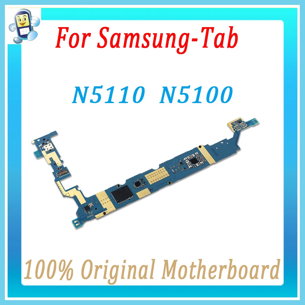 Оригинальная разблокированная материнская плата для samsung Galaxy Note 8,0 N5100 N5110 материнская плата Android логическая плата с чипами MB