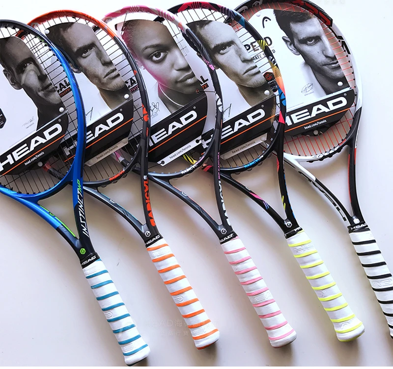 10Pcs HEAD Tennis Overgrip Tennis Grip Racket Padel Overgrip Shock Absorber Sweatband Badminton Squash Griptape
