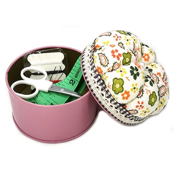 

Organizer Stitching Needlework Travel Threads DIY Craft Portable Pumpkin Shape Knitting Tool Sewing Box Kit Storage Home Needle