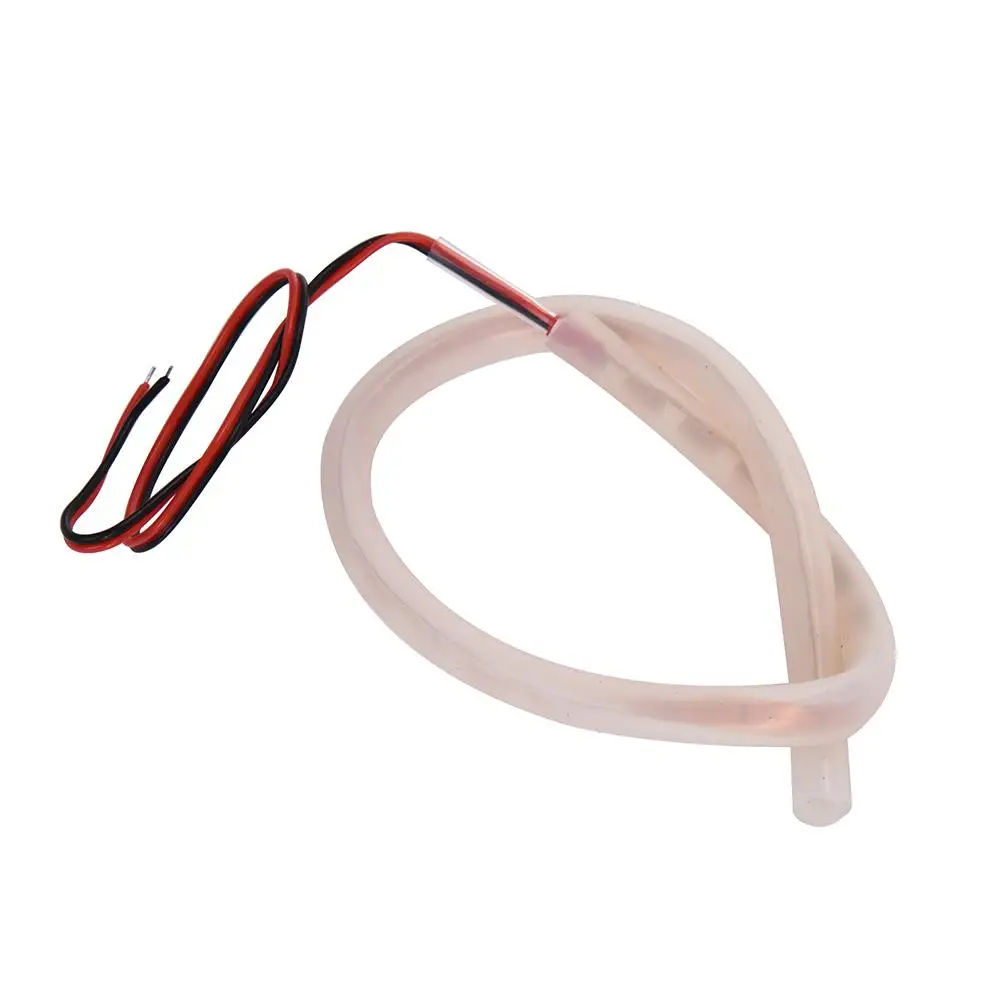 Motorcycle Decorative LED Lights Modification Exhaust Pipe High-Temperature Resistant Light Bar Stripe Accessories