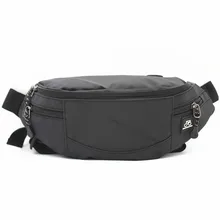 Поясная сумка для мужчин, Повседневная Функциональная сумка для денег, телефона, на ремне, черная Водонепроницаемая нейлоновая женская сумка на ремне, Большая вместительная набедренная сумка