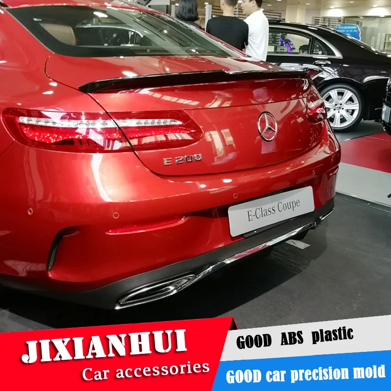 Спойлер для W213 купе 2016-2018 Mercedes-Benz E-class спойлер из АБС-пластика цвет заднего крыла