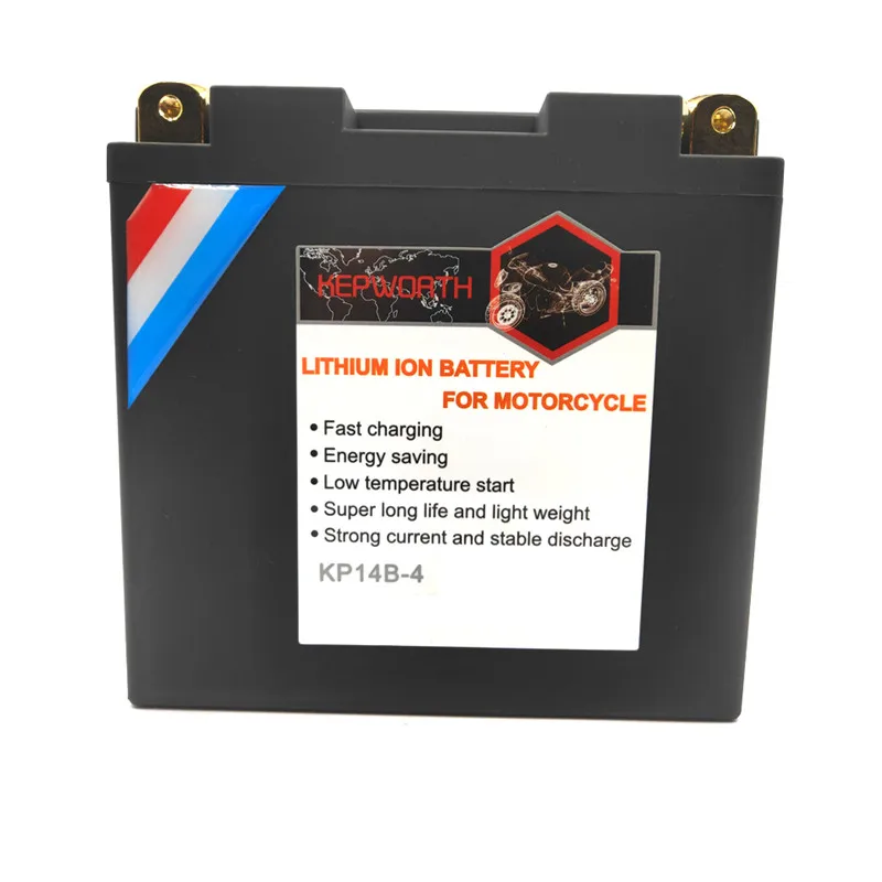 KP14B 4 LiFePO4 старт мотоцикла Батарея 12V 14Ah CCA 480A литий железо мотоцикл BMS заменить YT14B BS