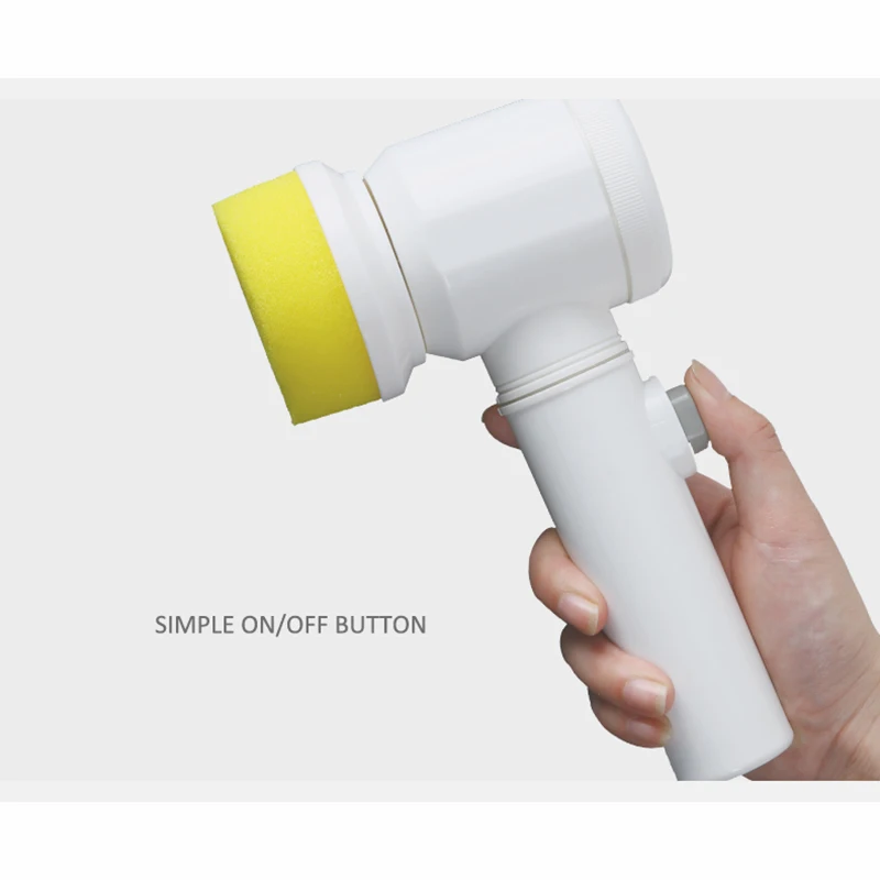 

5 in 1 Kitchen Handheld Cordless Brush Washing Cleaning Scrubber Tool Household Clean Brush Bathroon Bottle Cleaner Tool Brush