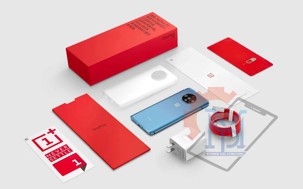 OnePlus 7T мобильный телефон 8 Гб 128 ГБ 6,55 дюймов AMOLED экран Snapdragon 855 Plus Восьмиядерный 48мп Тройная камера NFC UFS 3,0 смартфон