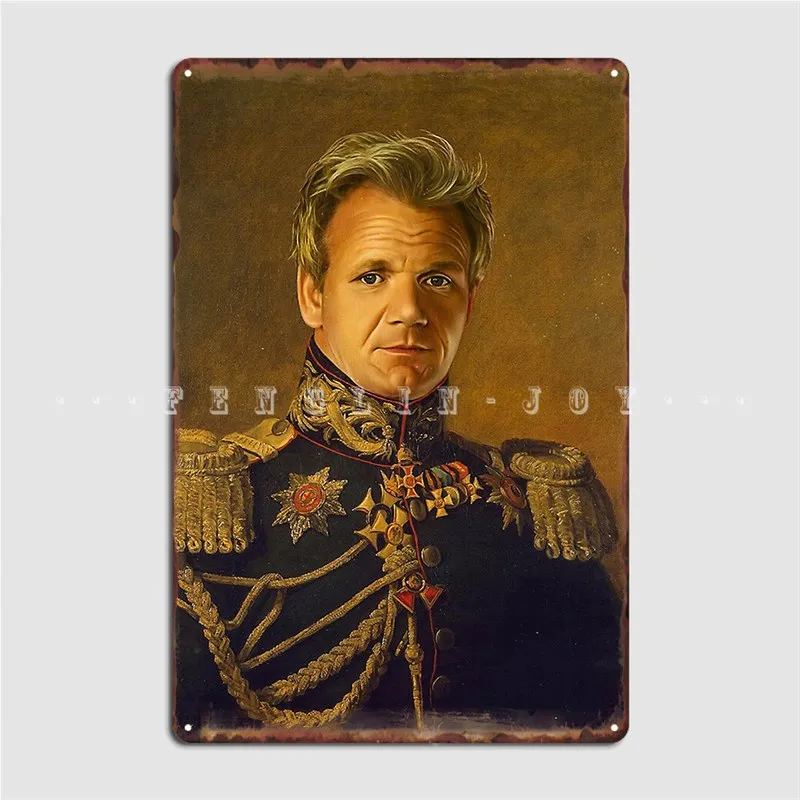 

Задний плакат с изображением Гордона Ramsay, металлическая табличка, настенная пещера, клубный бар, Настенный декор на заказ, жестяные плакаты с вывесками