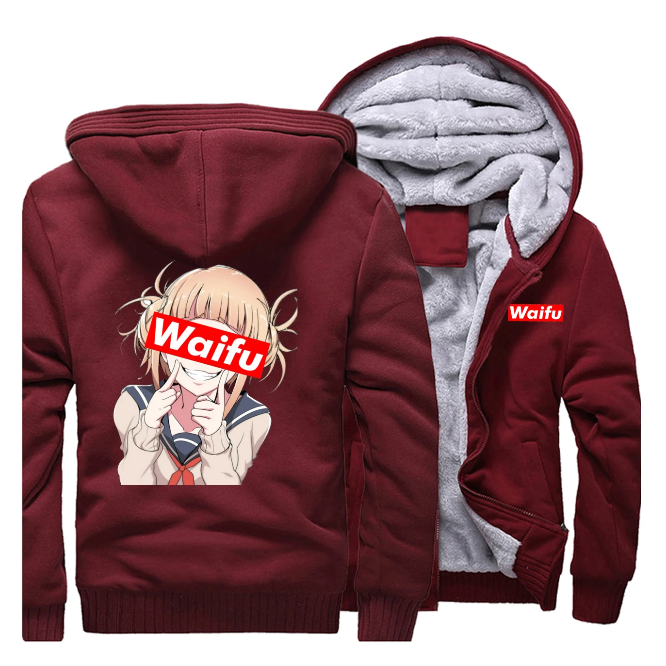 Уличная одежда; Новинка года; Лидер продаж; Waifu; милые толстовки с героями мультфильмов; мужские пальто реглан; толстые модные толстовки в стиле хип-хоп; теплая одежда