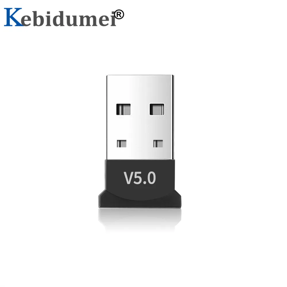 Kebidumei Bluetooth V5.0 адаптер беспроводной мини-usb-адаптер приемник для ноутбука мышь Клавиатура Наушники
