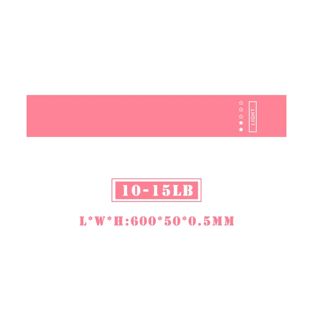 Yoga Resistance Rubber Bands For Fitness 5 Level Workout Elastic Bands Expander Pilates Sports Training Crossfit Gym Equipment Pink