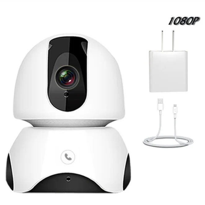 Беспроводной видеоняня 2MP FHD детский монитор для сна няня ip-камера автоматическое отслеживание один-сенсорный звонок двухсторонний аудио домофон детский телефон - Цвет: 1080P