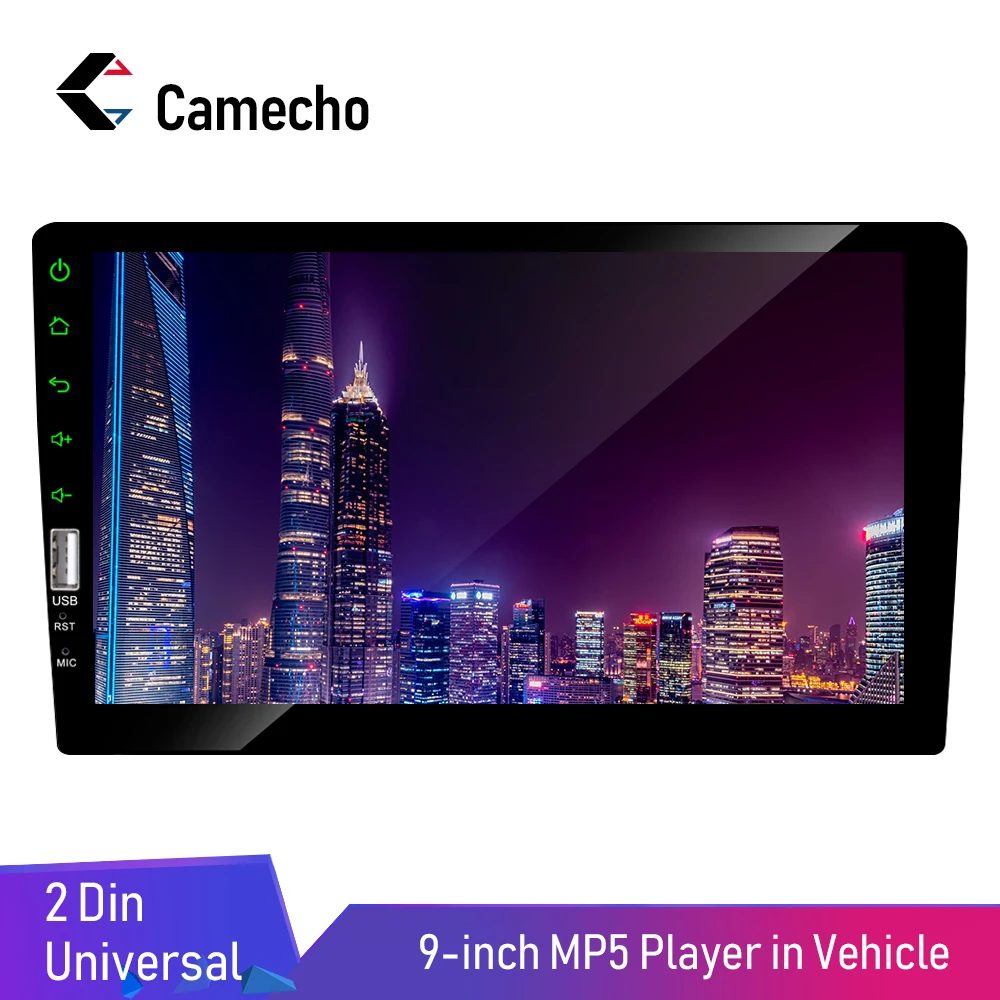 

Camecho 2 Din 9'' Car Radio MP5 Touch Screen Multimedia Player Bluetooth Mirror link Autoradio FM USB Cassette Recorder Stereo