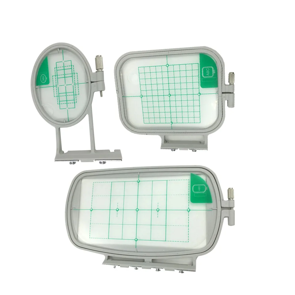 3-Pack Embroidery Machine Hoop Set Sewing Hoop Frame for Brother with Adjustment Screws SE270D, SE350, SE400, HE120, HE240