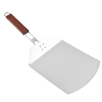 

Folding Pizza Shovel Stainless Steel Non-Slip Pizza Shovel Safe Transfer Shovel Cake Shovel Collapsible Shovel