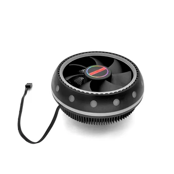 

Desktop Computer Radiator Colorful Light CPU Cooler Heat Dissipation High Efficiency Aluminum Fan Quiet RGB LED Fan Low Power
