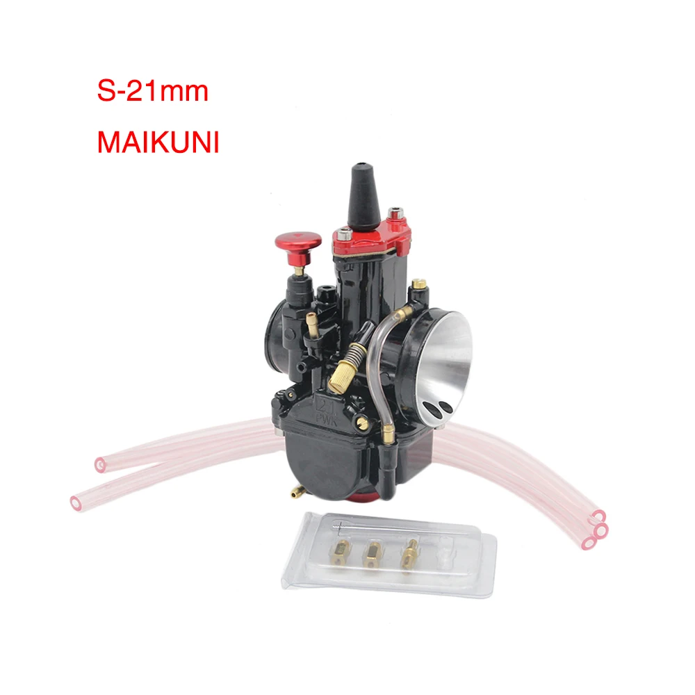 Alconstar-21 24 26 28 30 32 34 мм MIKUNI PWK мотоциклетный Карбюратор Carb с силовой струей 2 т/4 т двигатель внедорожный кафе гонщик ATV UTV - Цвет: 21mm