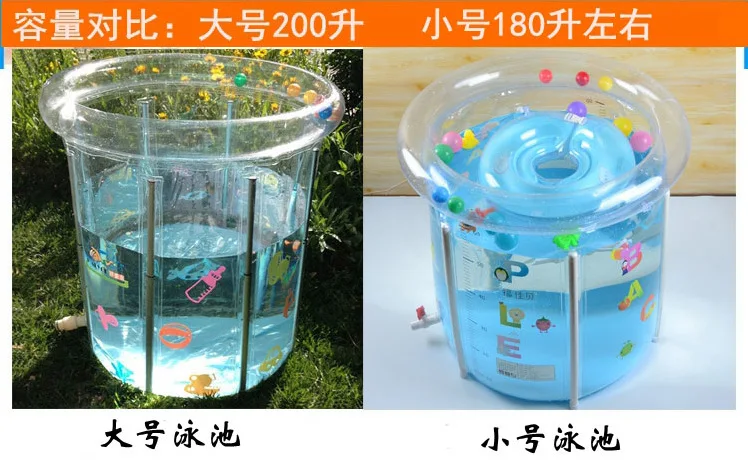 Производители в настоящее время доступны прямые продажи держатель для ребенка надувной вы yong tong прозрачный бассейн толстый держатель