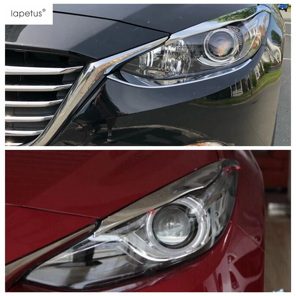 Lapetus Аксессуары для Mazda 3 AXELA хэтчбек седан 2014 2015 2016 передние фары лампа век бровей