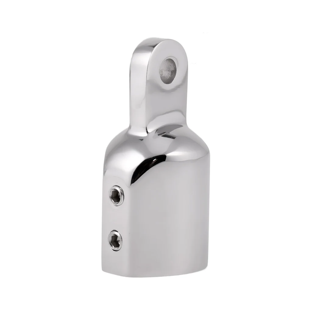 4 Pieces Marine Stainless Steel Eye End Cap Bimini Top Fitting Hardware 22mm 4 Pieces Marine Stainless Steel Eye End Cap Bimini Top Fitting Hardware 22mm