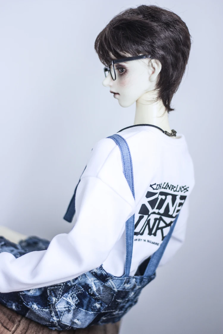Одежда для кукол BJD, подходит для 1/3 1/4 MSD, размер дяди, раздельные джинсы, Раздельный пояс, средняя кукла, штаны, аксессуары
