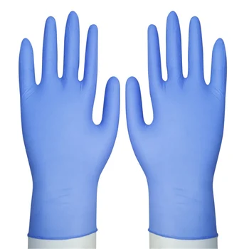 

Blue Disposable Gloves Latex Dishwashing/Kitchen/Work/Rubber/Garden Gloves Universal For Left and Right Hand 50 pairs / box