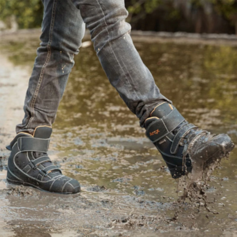 ARCX boot moto rcycle Водонепроницаемая натуральная коровья замша уличная мото rbike Chopper Cruiser moto botinki bottes moto